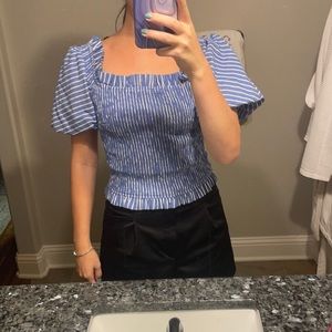 do + be puff sleeve top